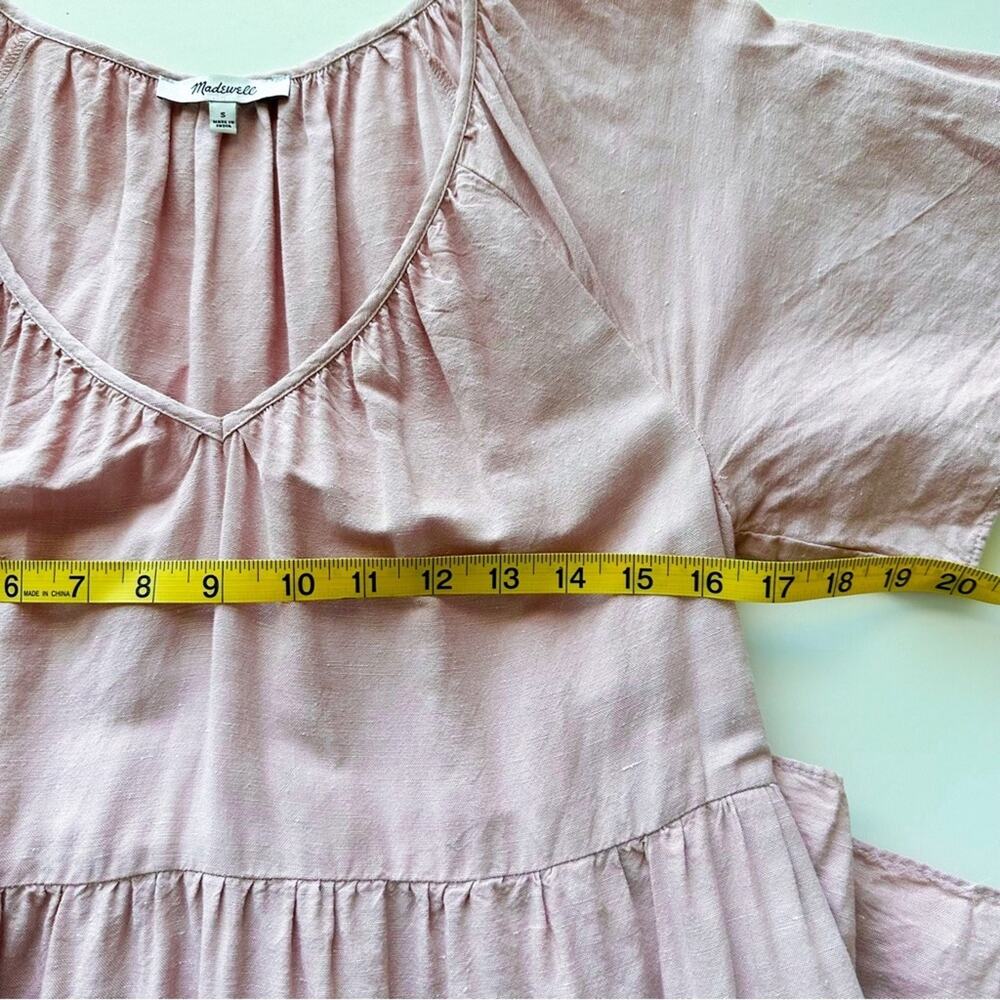Madewell Linen Blend Lorelei Mini Dress - Picture 9 of 15